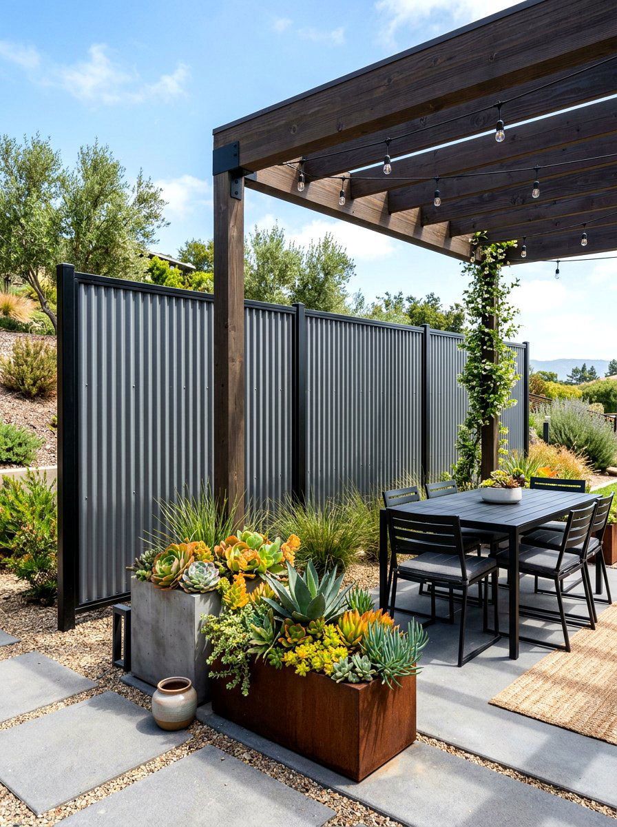 30 freestanding privacy panel ideas For Instant Backyard Privacy