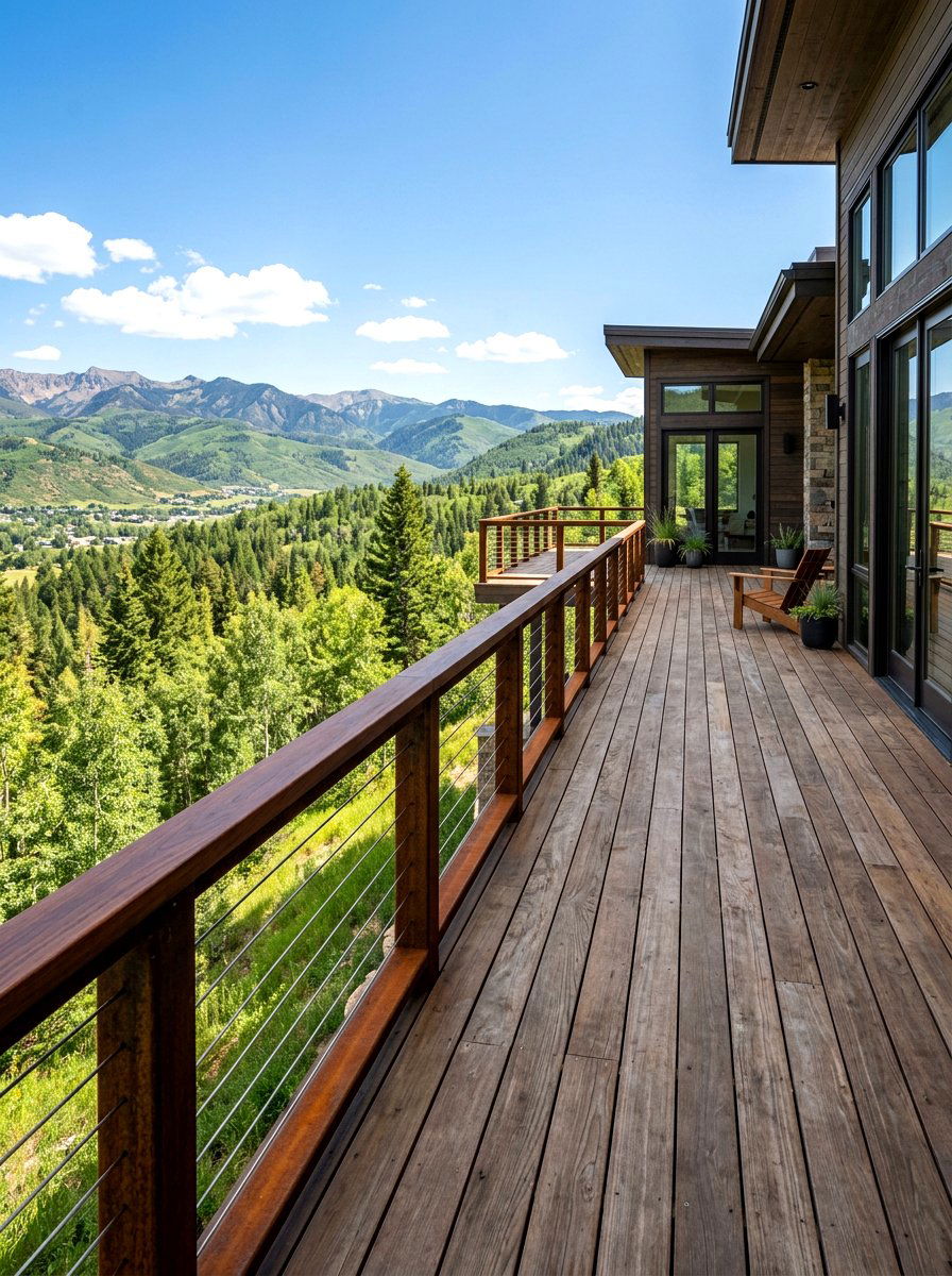Corten steel porch railing - 30 corten steel backyard ideas