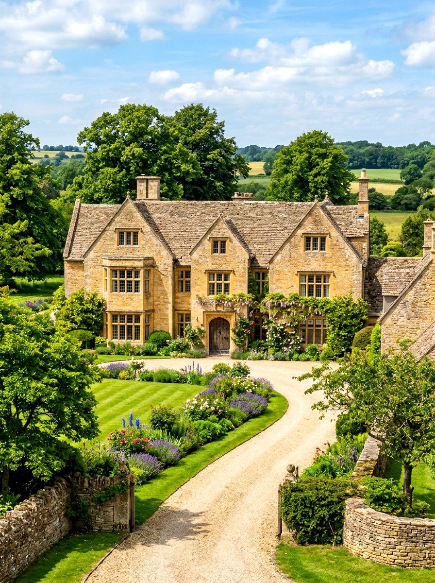 Cotswold Stone Exterior - 30 English manor exterior ideas