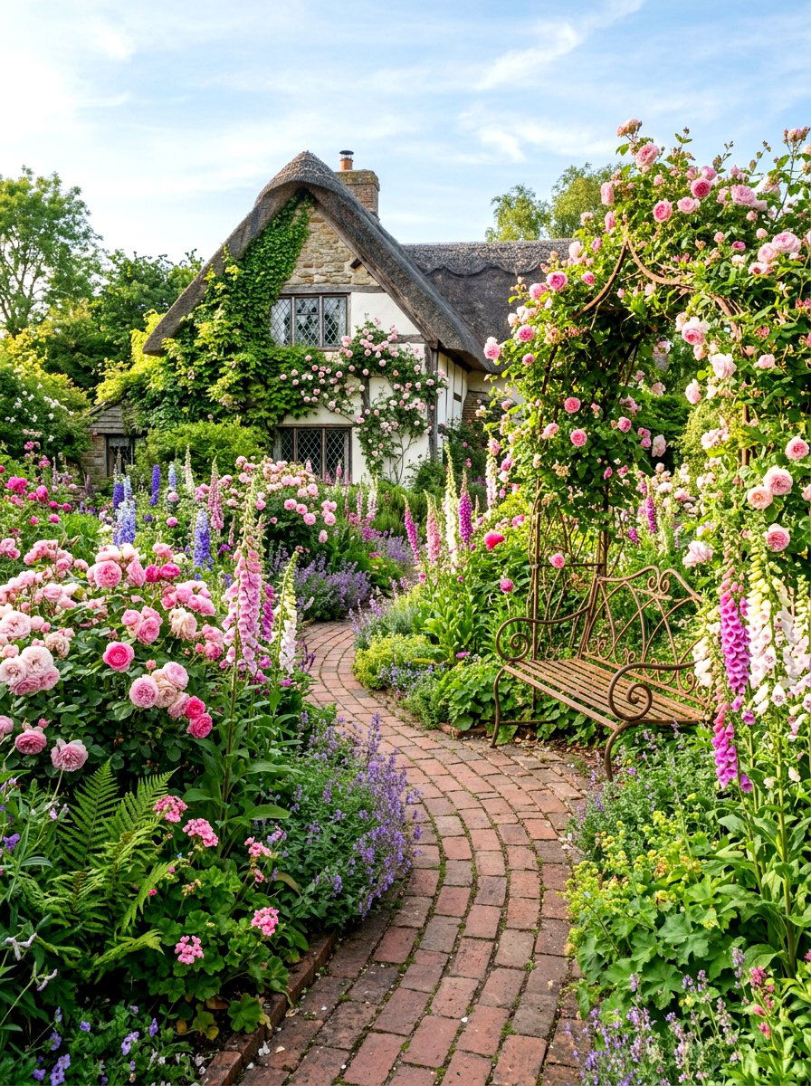 Cottage Backyard Garden - 30 backyard decorating ideas