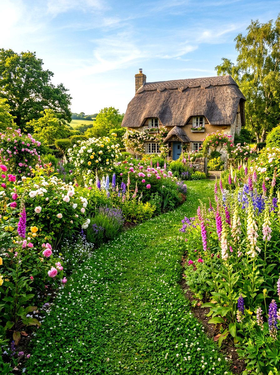 Cottage Clover Garden - 30 clover lawn ideas