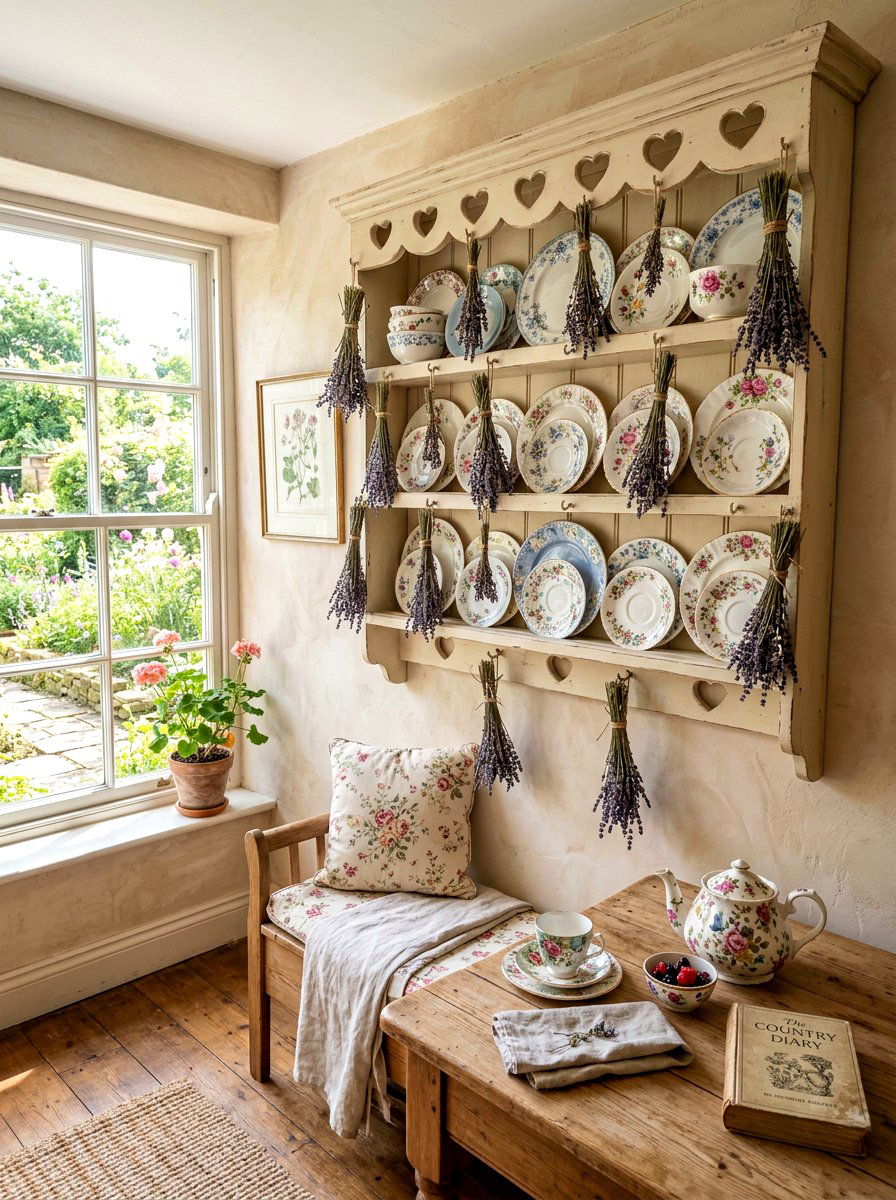 Cottage Core Plate Rack - 30 plate rack ideas
