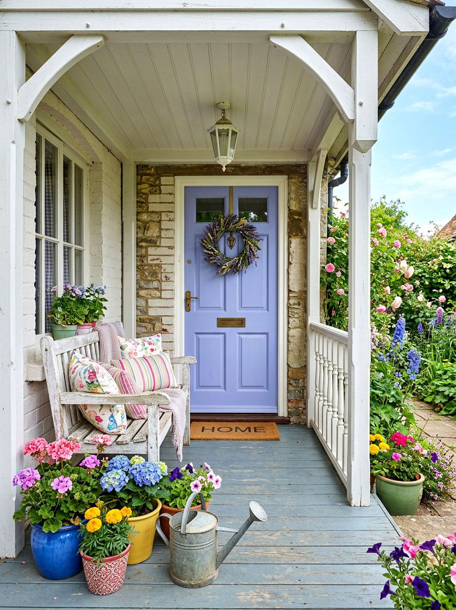 Cottage Front Porch - 30 front porch entry ideas