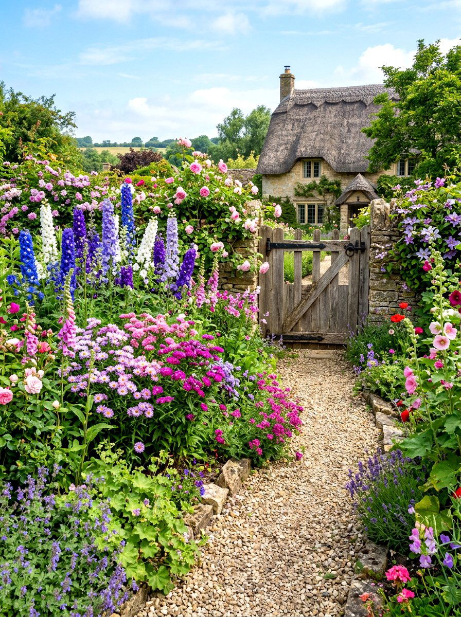 Cottage Garden - 30 native wildflower backyard ideas