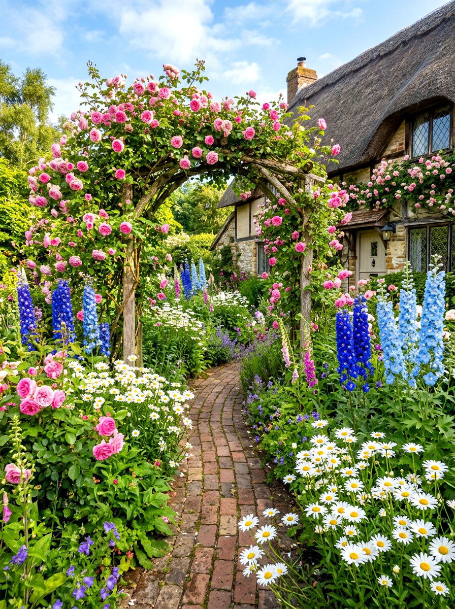 Cottage Garden - 30 backyard landscaping ideas