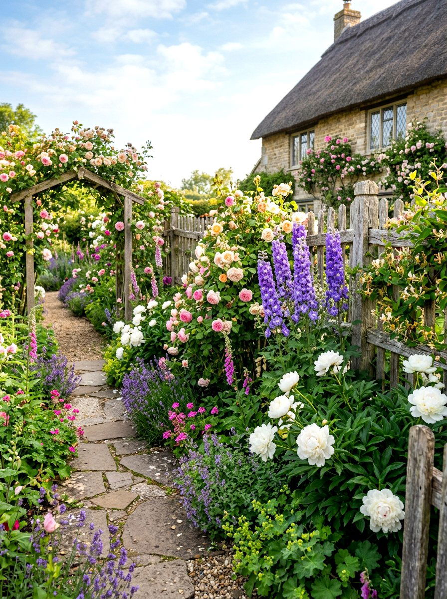 Cottage Garden - 30 four season garden ideas