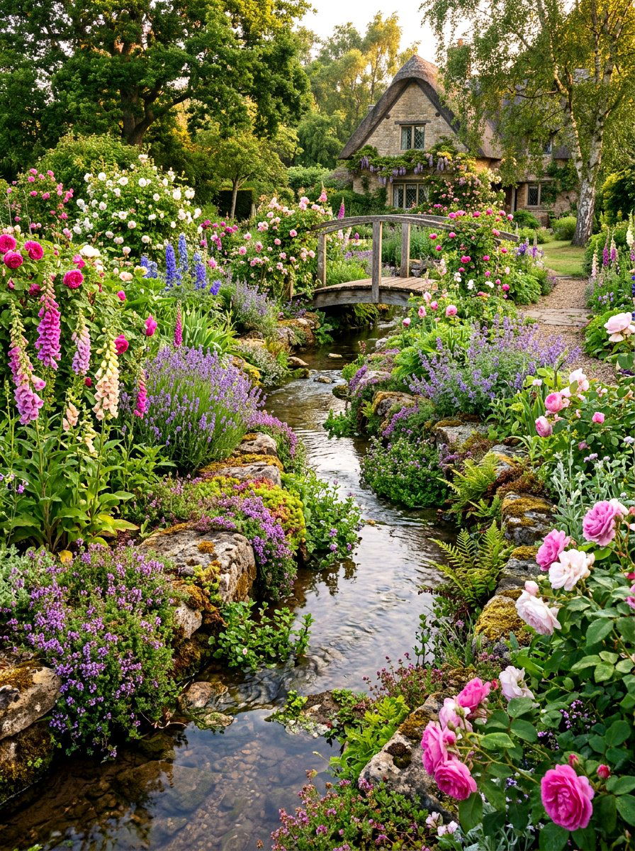 Cottage Garden Brook - 30 stream garden ideas