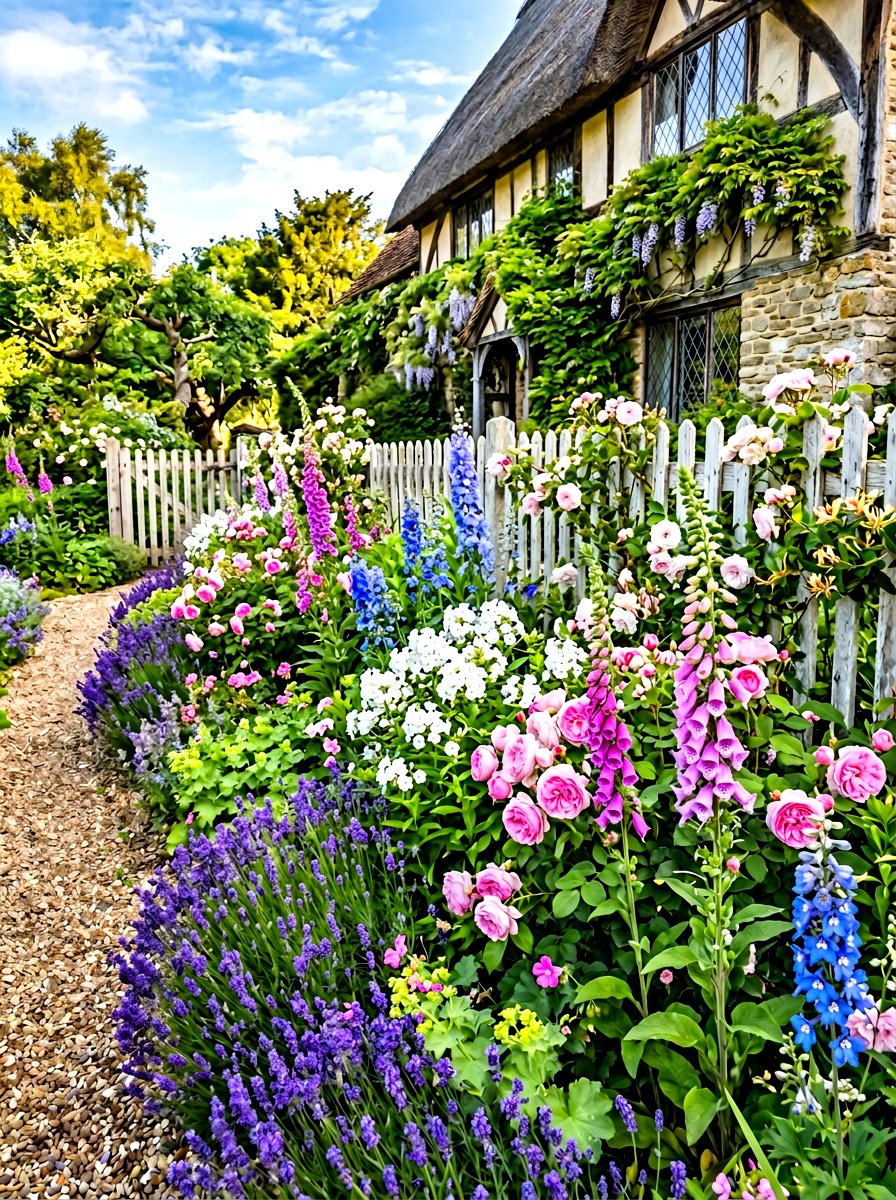 Cottage Garden Flower Bed - 30 flower bed ideas