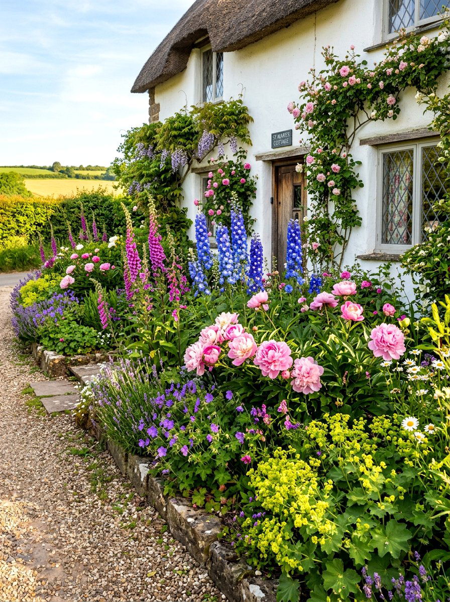 Cottage Garden Flowers - 30 small front yard ideas