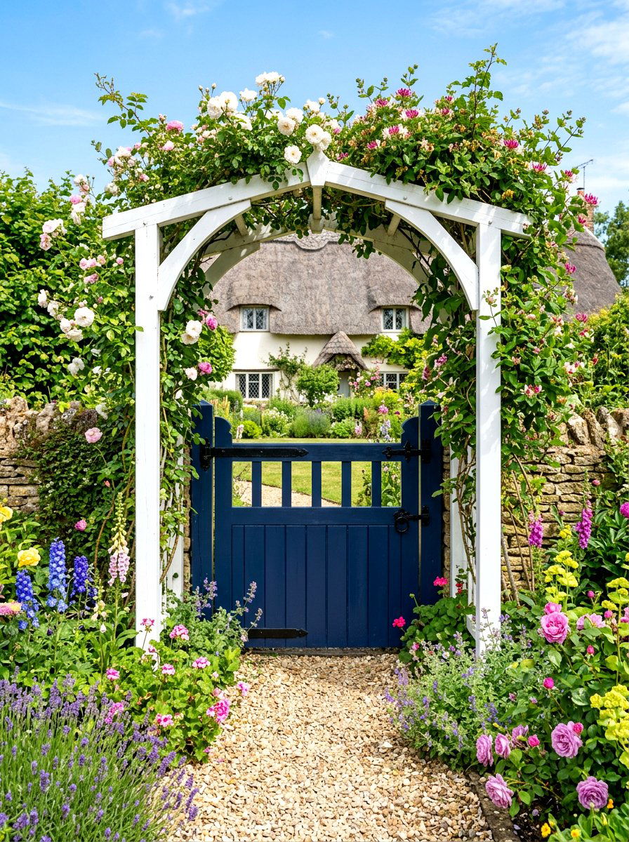 Cottage Gate Design - 30 modern cottage garden ideas