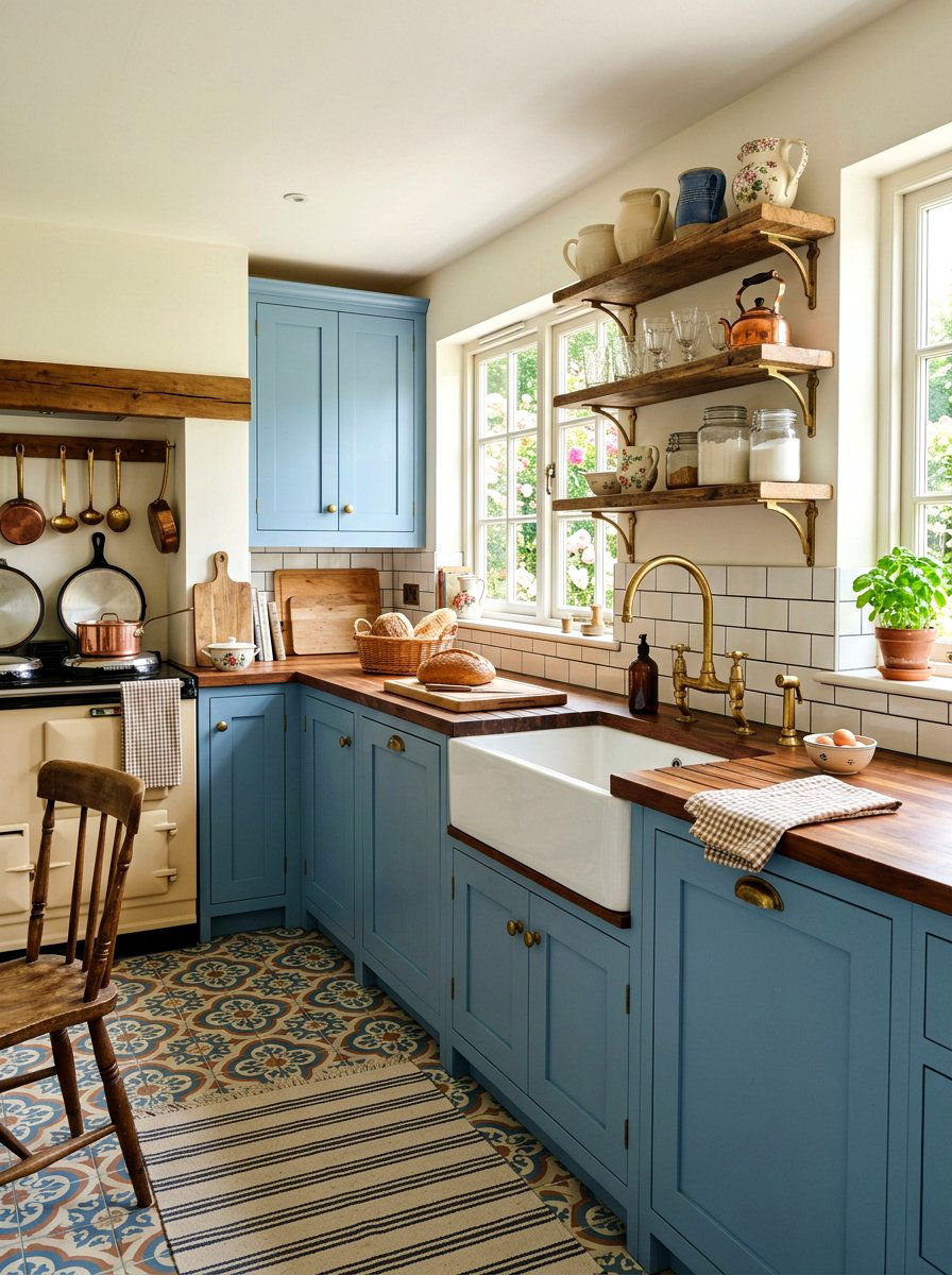 Cottage Kitchen Brass Hardware - 30 unlacquered brass kitchen ideas