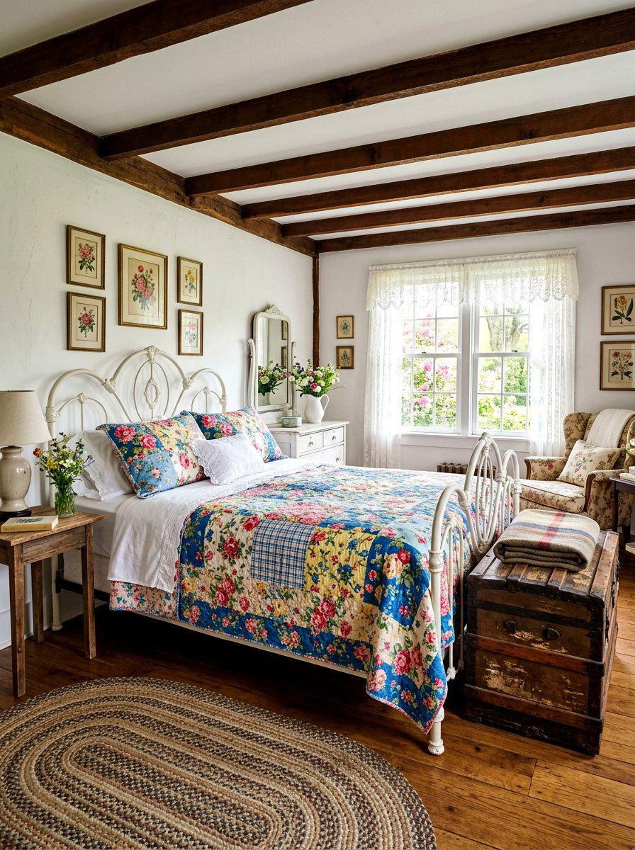 Cottage Style Bedroom - 30 girls shared bedroom ideas