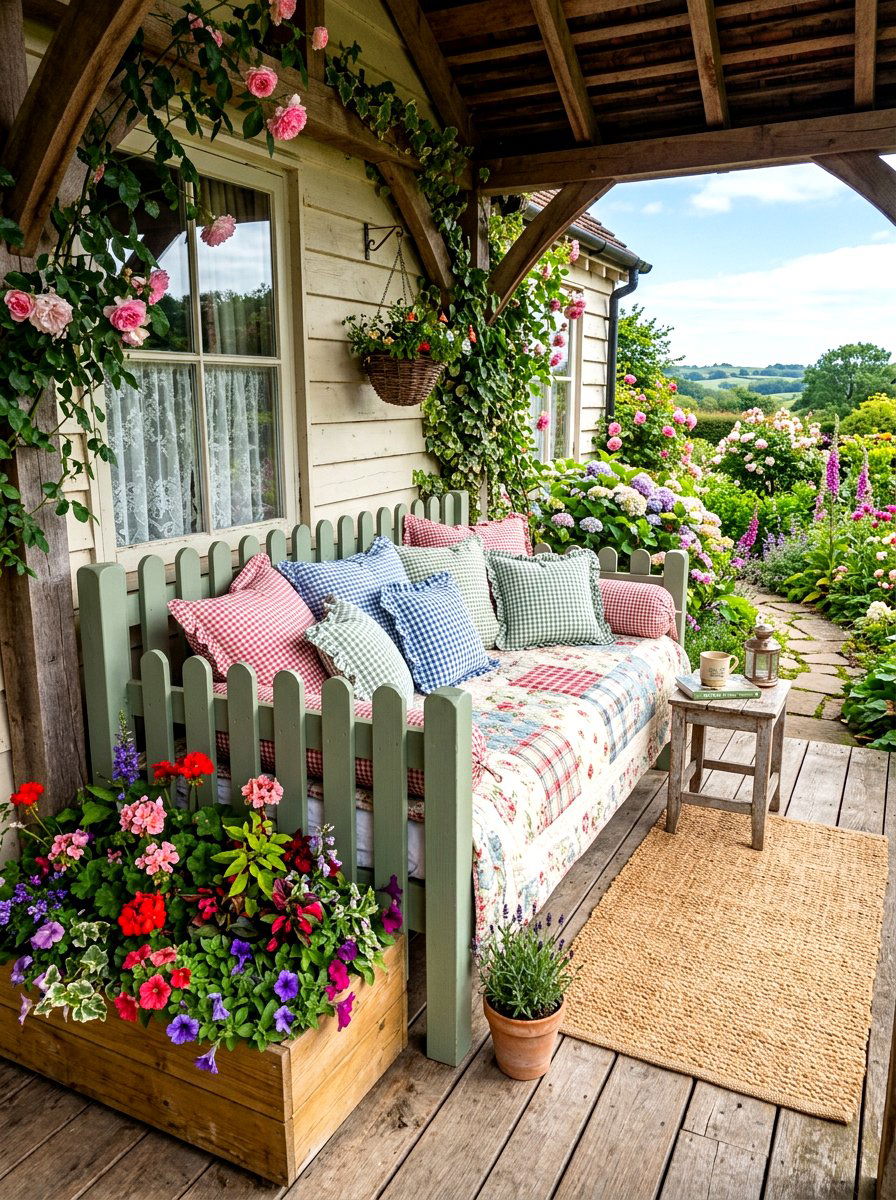 Cottage Style Daybed - 30 porch daybed ideas