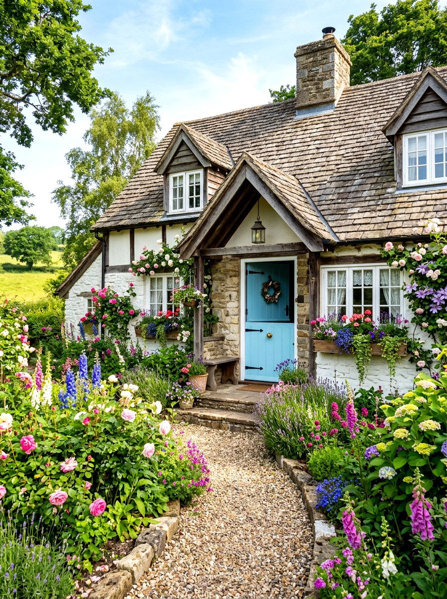 Cottage Style Farmhouse - 30 farmhouse exterior ideas
