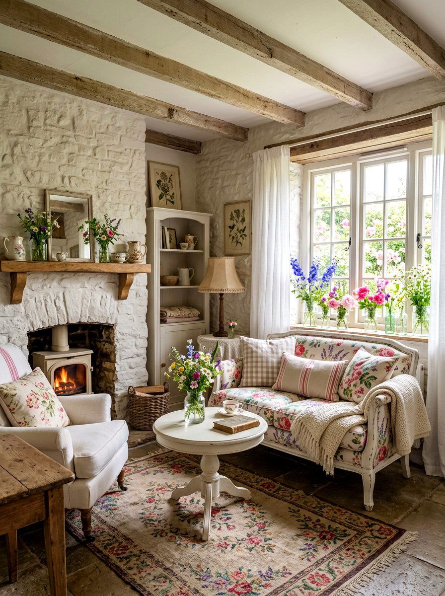 Cottage Style French Country Living Room - 30 French country living room ideas