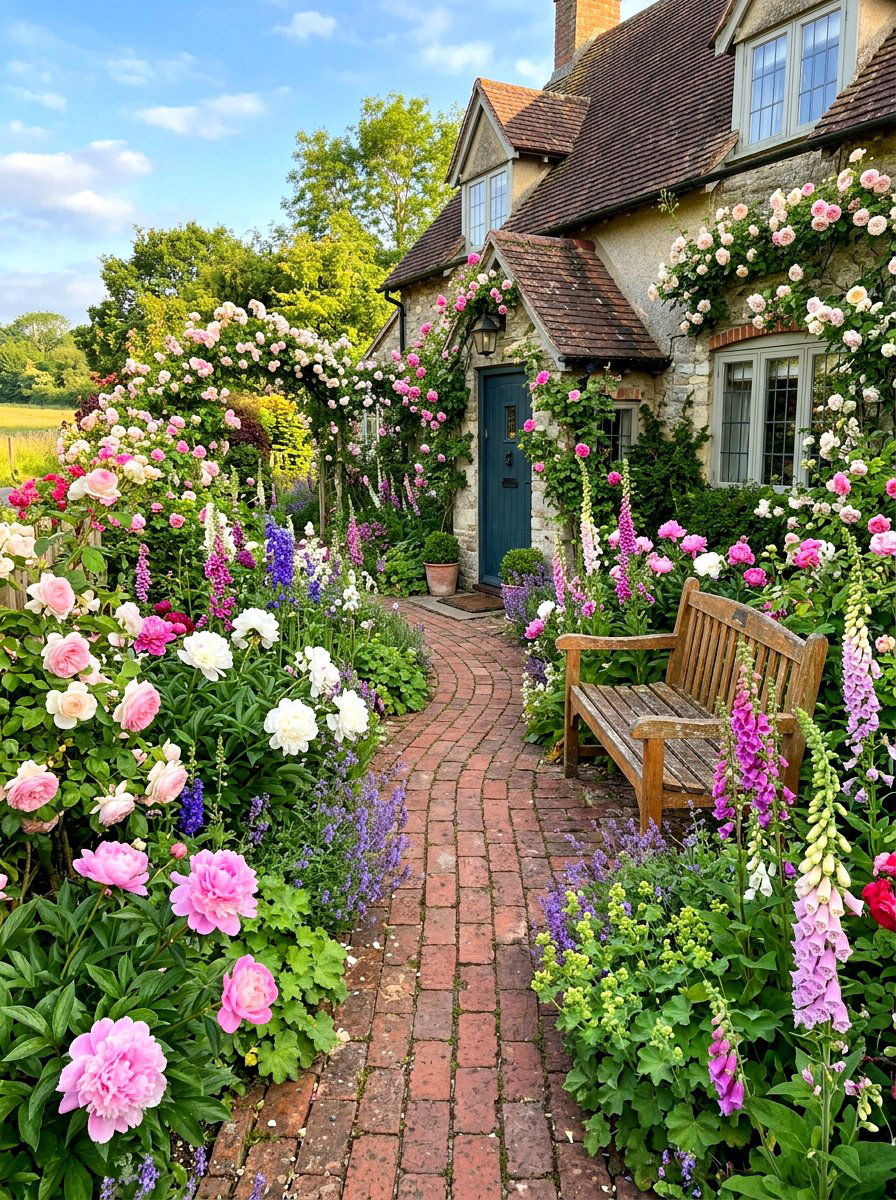 Cottage Style Front Yard - 30 front lawn landscaping ideas