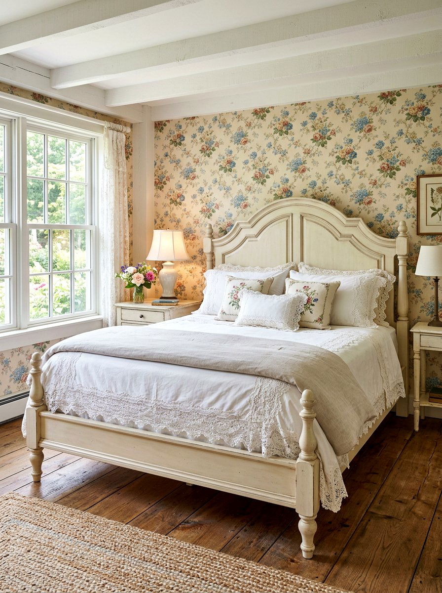 Cottage Style Wood Bed - 30 wood bed frame ideas