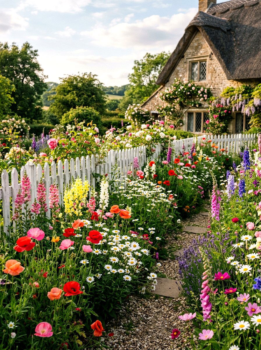 Cottage garden mix - 30 wildflower patch ideas