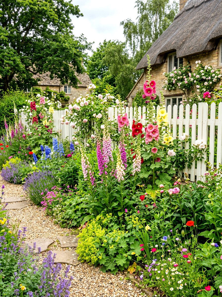 Cottage garden perennials - 30 pollinator backyard garden ideas
