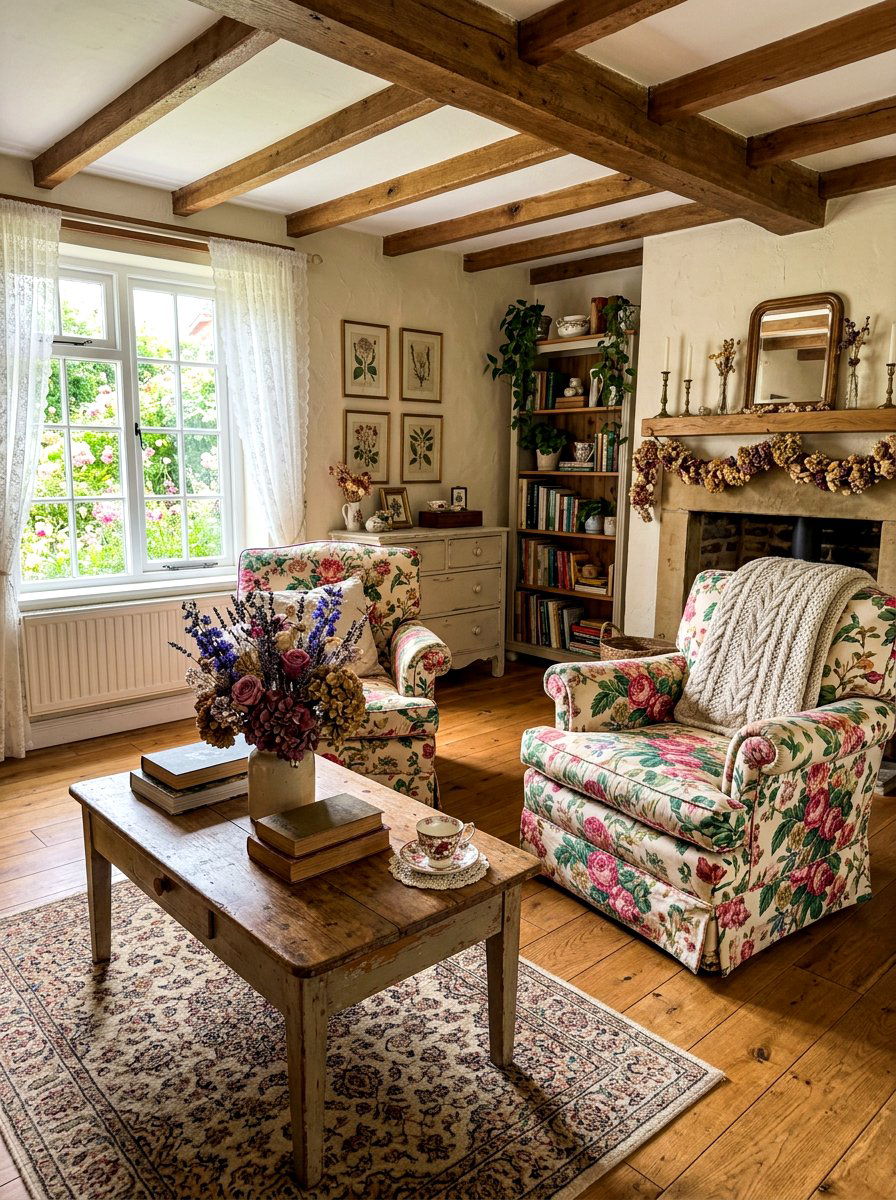 Cottagecore Aesthetic Living Room - 30 cozy family room ideas