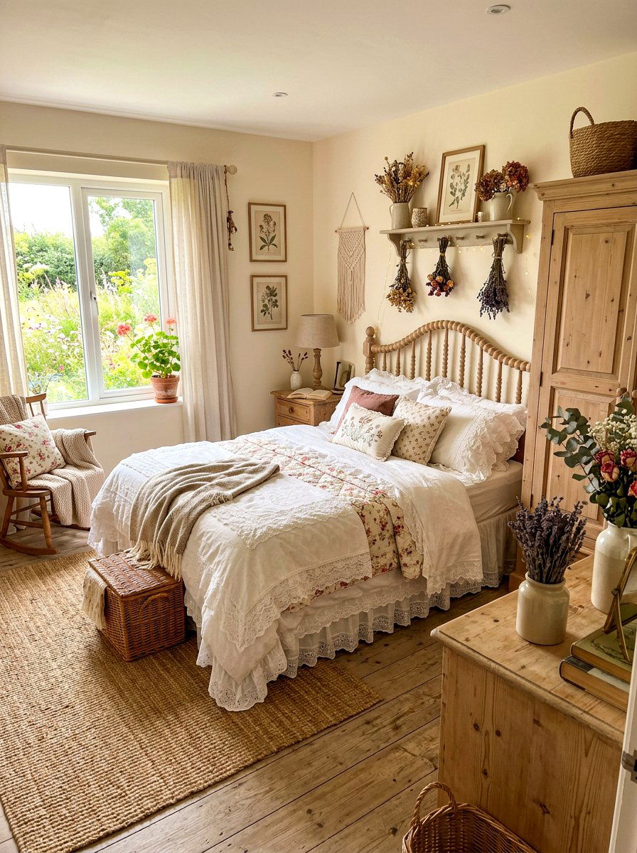 Cottagecore Bedroom - 30 cute bedroom decor ideas
