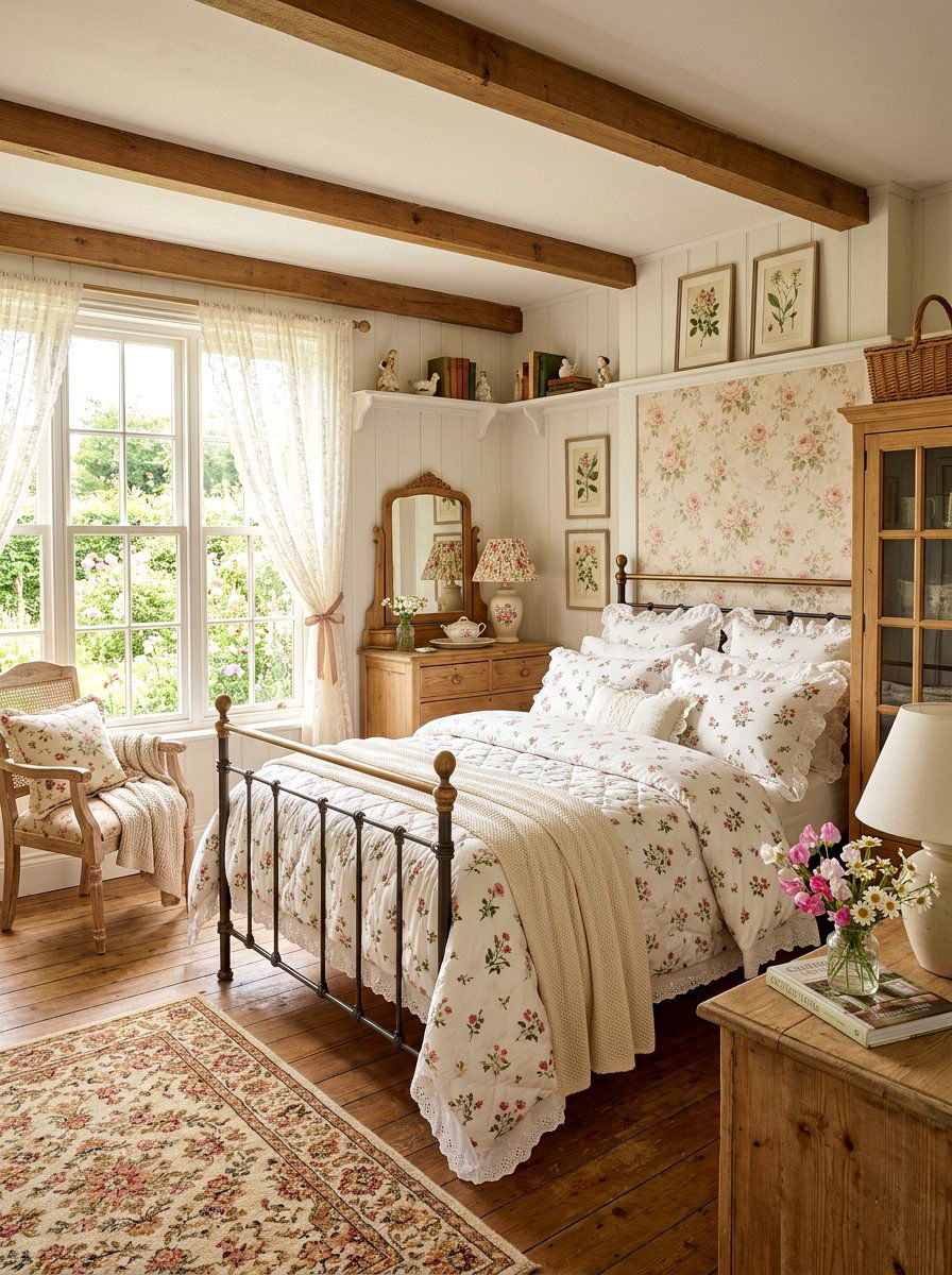 Cottagecore Bedroom - 30 light and airy bedroom ideas