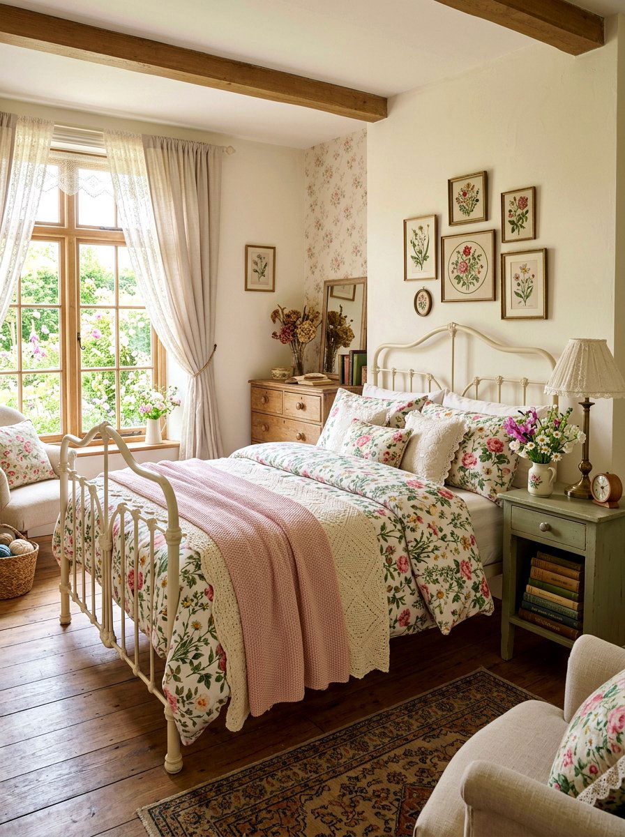 Cottagecore Bedroom - 30 serene bedroom ideas