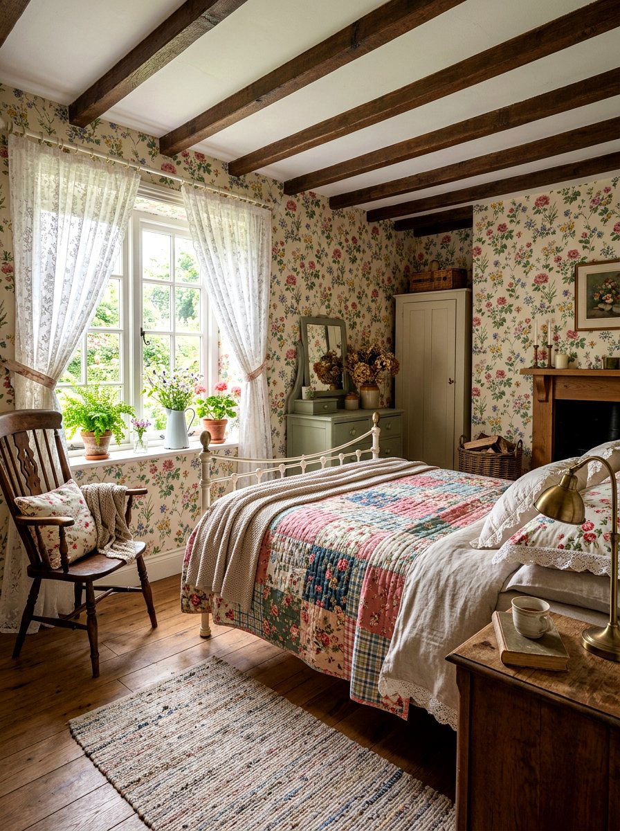 Cottagecore Bedroom Look - 30 cozy bedroom ideas