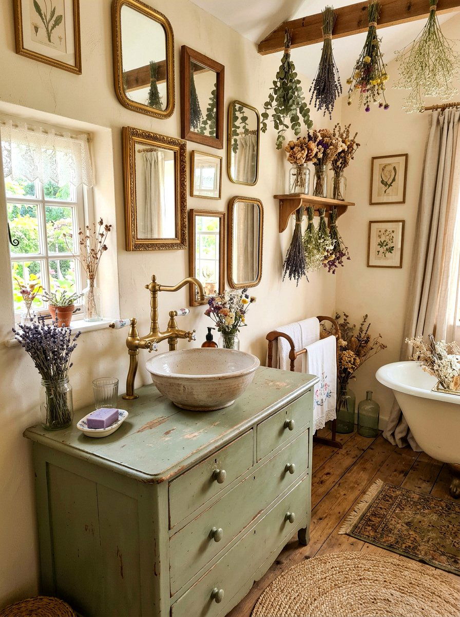 Cottagecore Bridge Faucet - 30 bridge faucet bathroom ideas