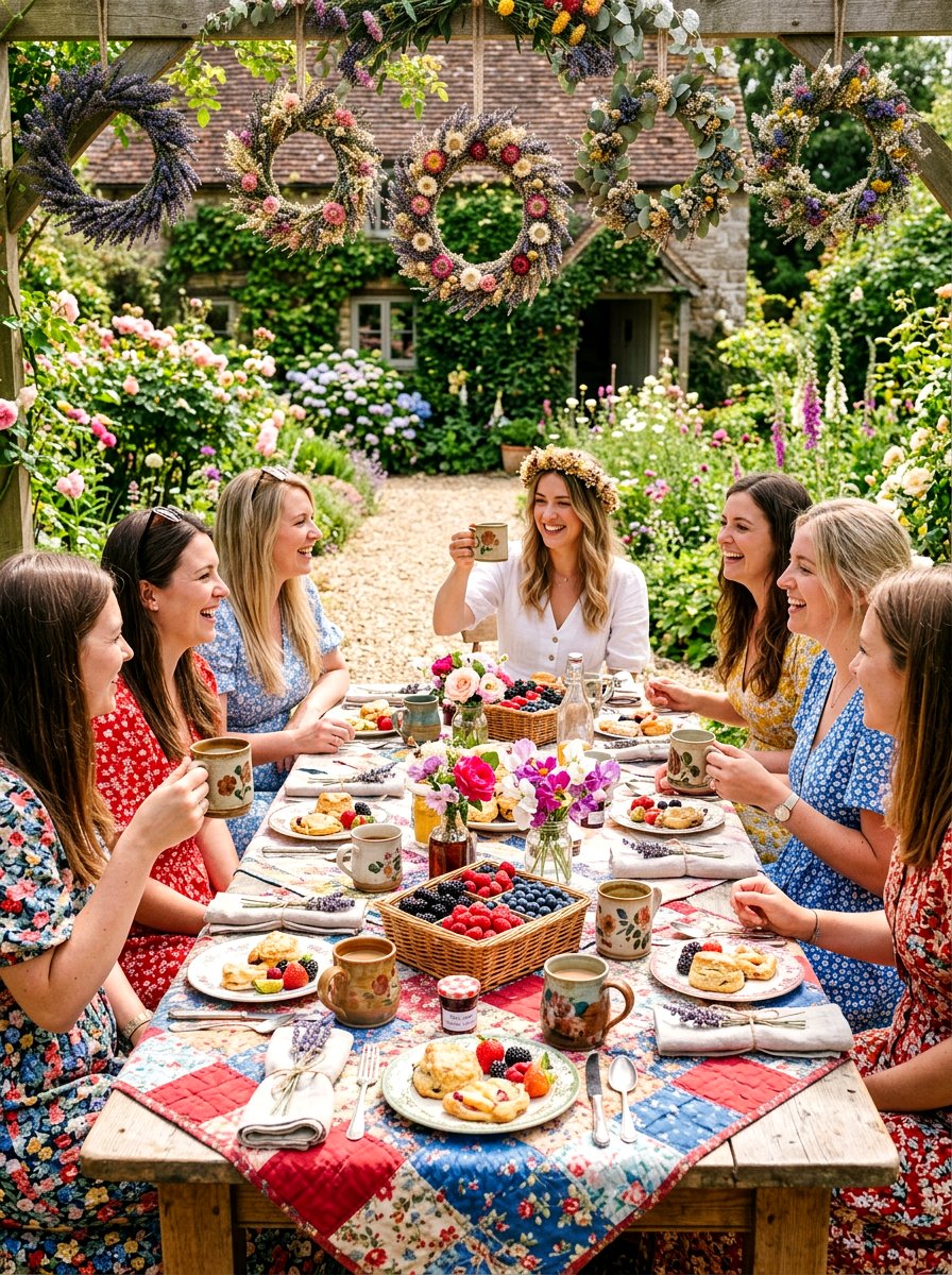 Cottagecore Brunch Style - 30 backyard bridal brunch ideas