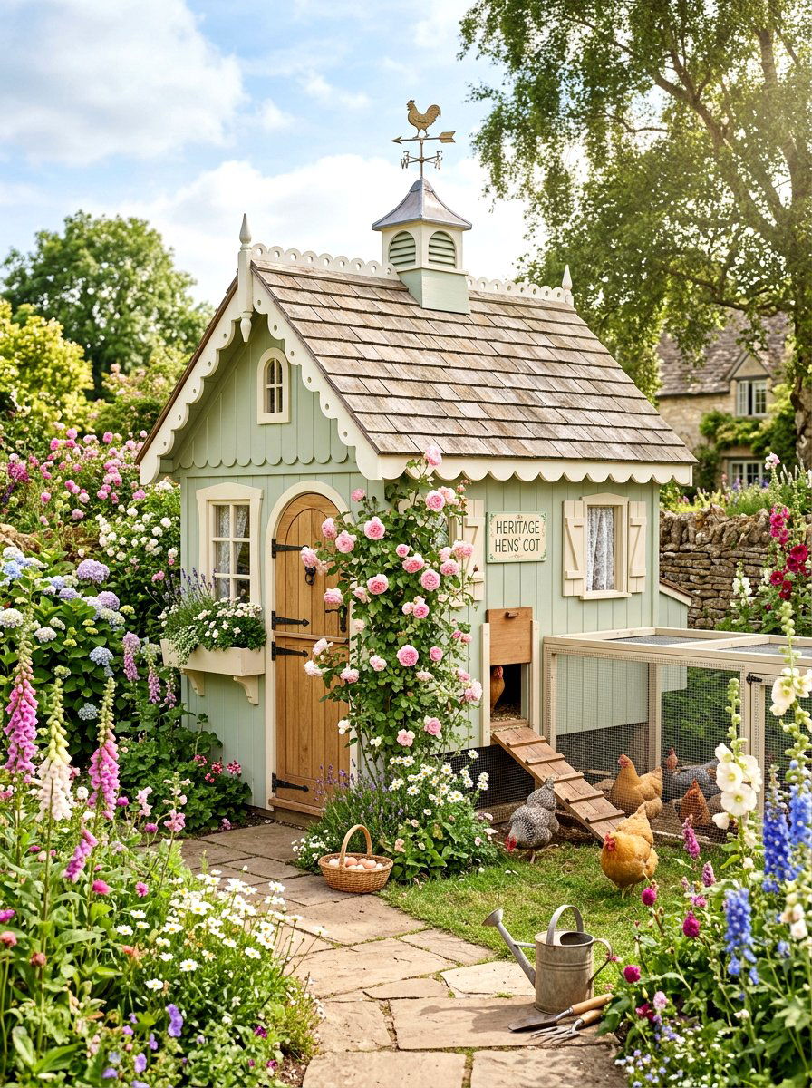 Cottagecore Chicken Coop - 30 chicken coop ideas