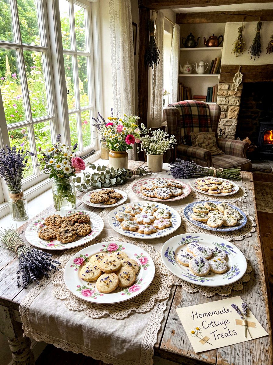Cottagecore Cookie Display - 30 cookie station ideas