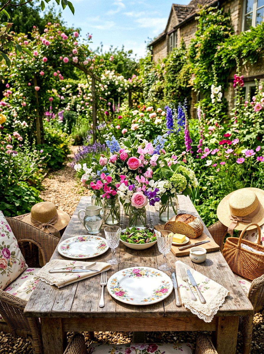 Cottagecore Garden Lunch - 30 intimate hosting ideas