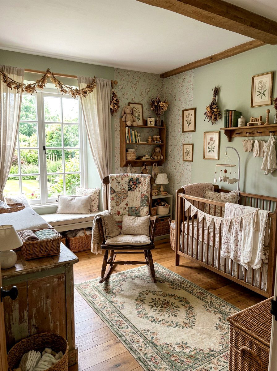 Cottagecore Girl Nursery - 30 girl nursery ideas