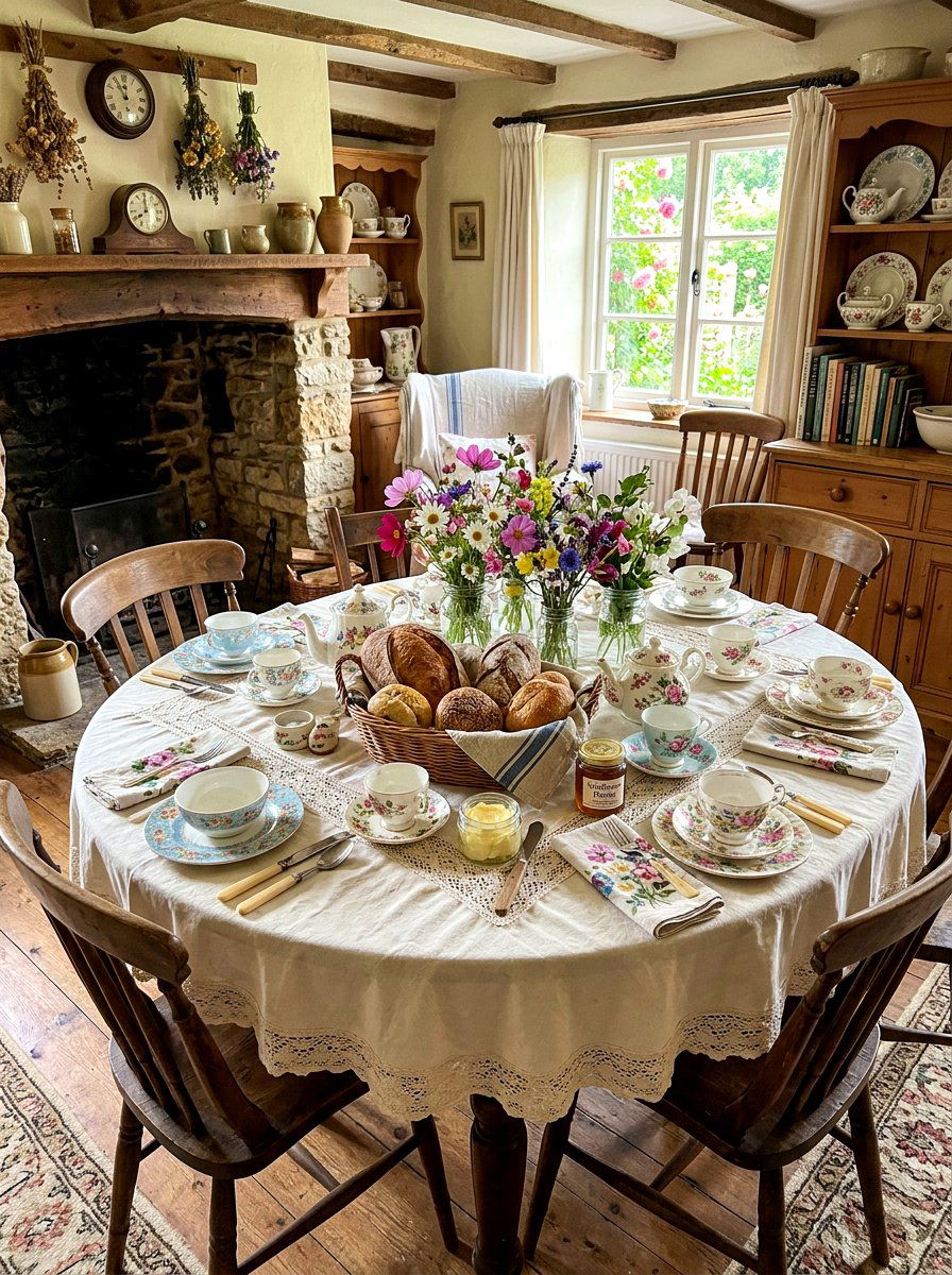 Cottagecore Picnic Theme - 30 everyday table setting ideas