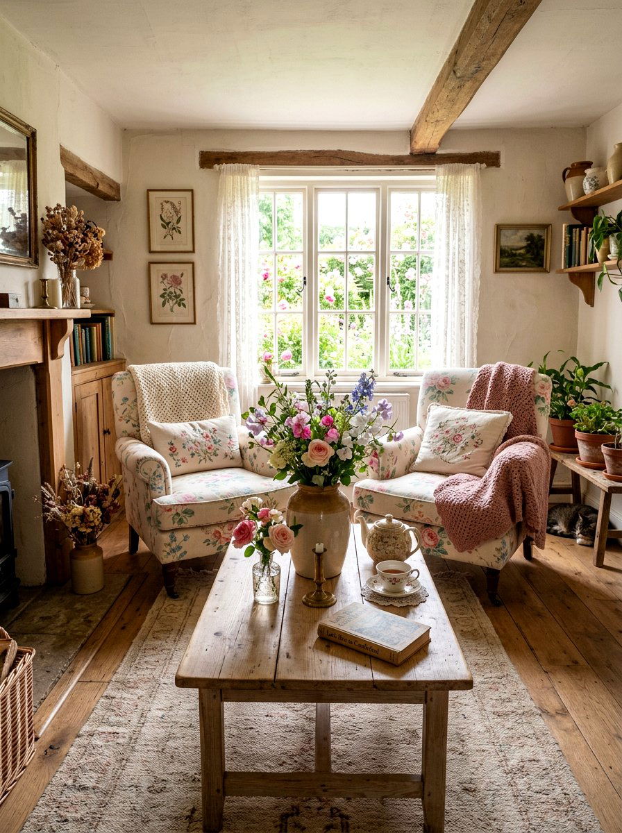Cottagecore Sitting Room - 30 sitting room ideas