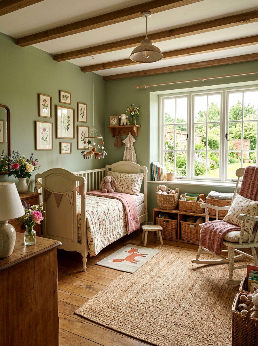 Cottagecore nursery - 30 collected nursery decor ideas