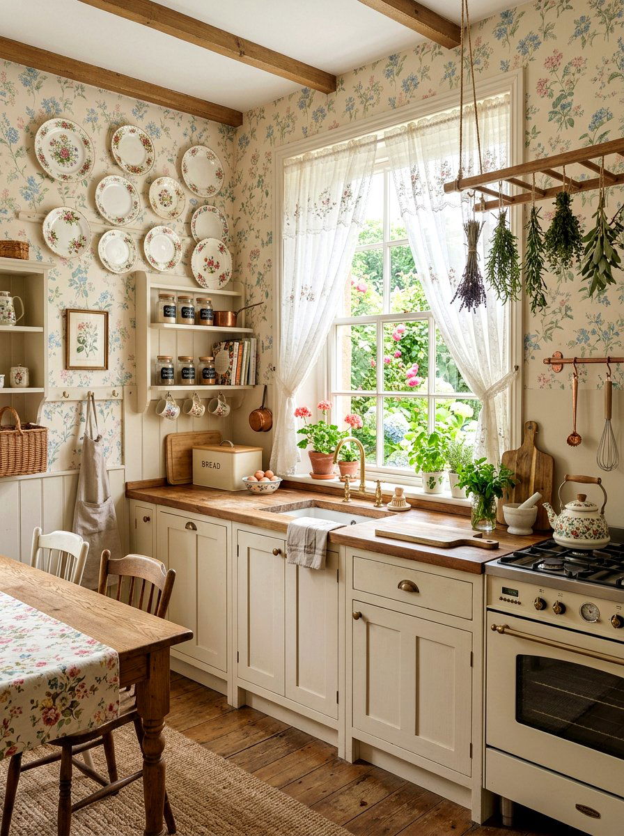 Cottagecore rental kitchen - 30 rental kitchen glow up ideas