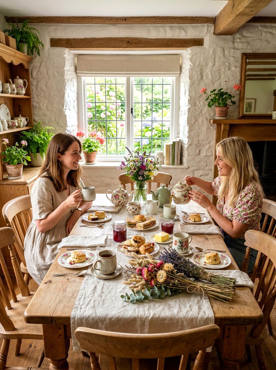 Cottagecore tea party - 30 tea party table ideas