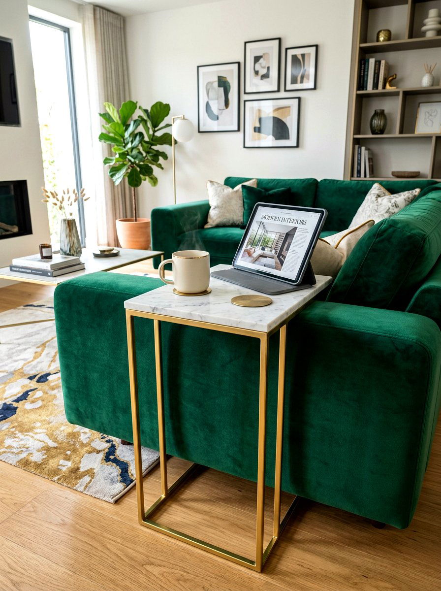 Couch C Table - 30 flexible apartment furniture ideas
