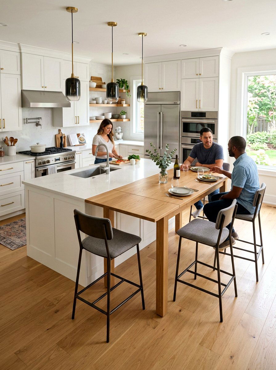 Counter Height Extendable Table - 30 extendable dining table ideas