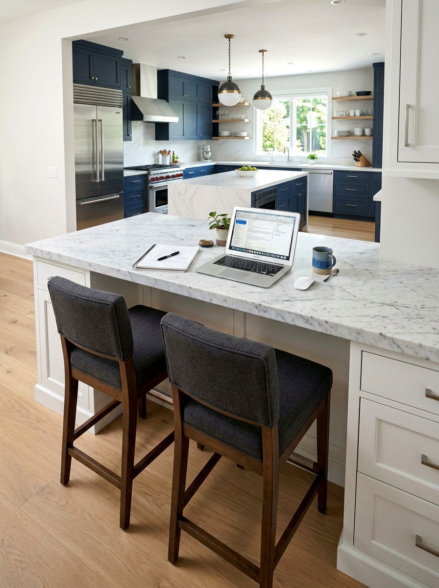 Counter Height Homework Station - 30 homework station kitchen ideas