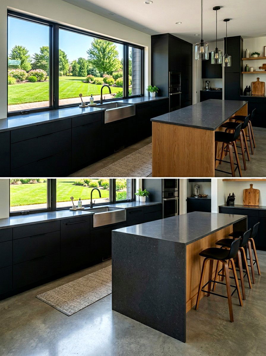 Counter height window - 30 sink window kitchen ideas