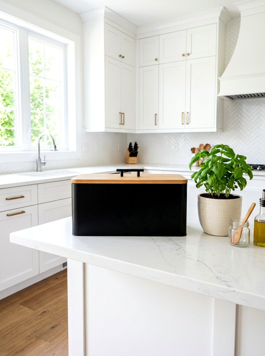 Countertop Bread Box - 30 micro kitchen storage ideas