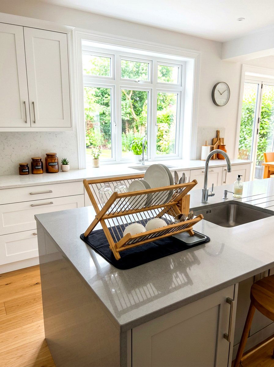 Countertop Folding Drying Rack - 30 laundry room drying rack ideas
