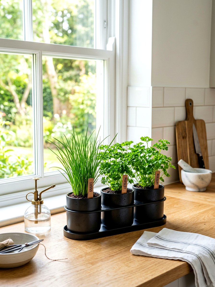 Countertop Herb Kit - 30 simple herb garden ideas