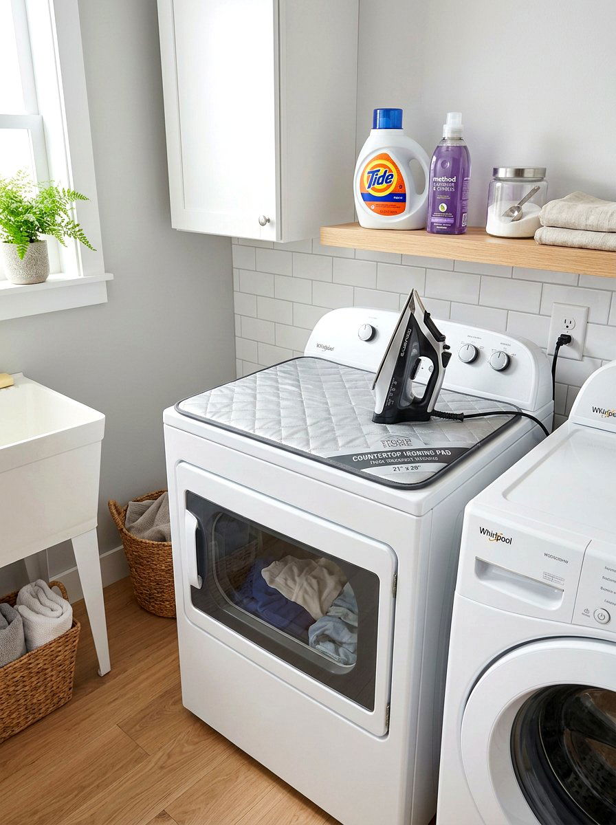 Countertop Ironing Pad - 30 ironing station ideas