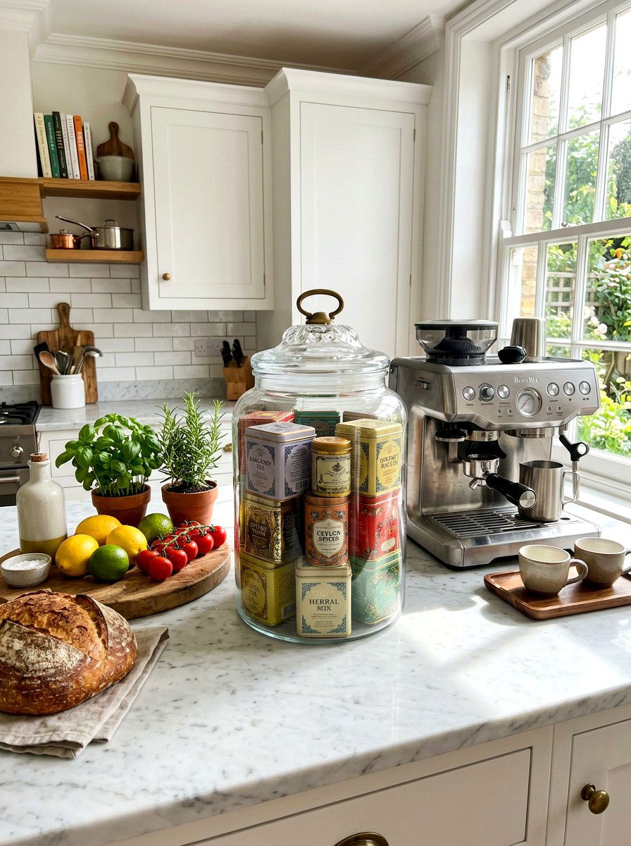 Countertop Storage Jar - 30 can storage ideas