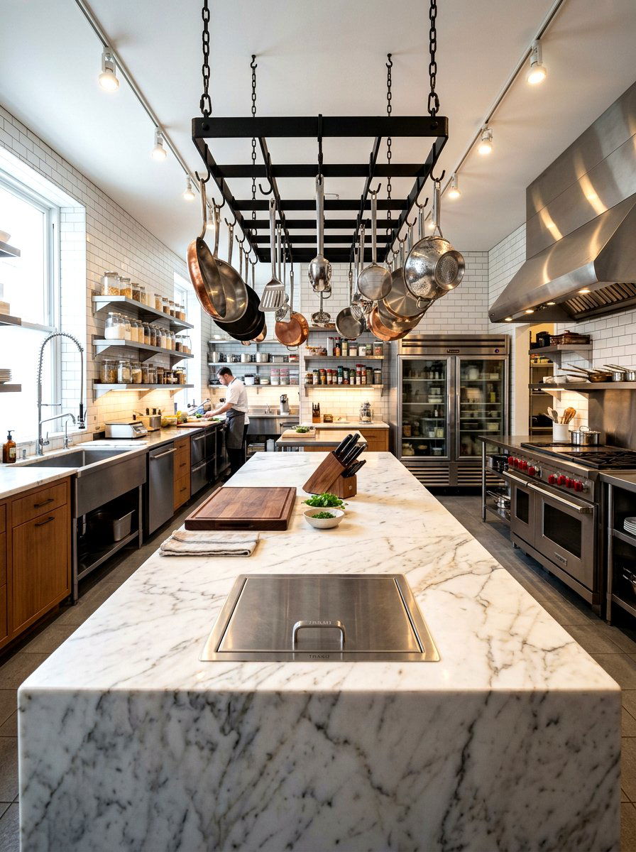 Countertop Trash Chute - 30 kitchen trash pull out ideas