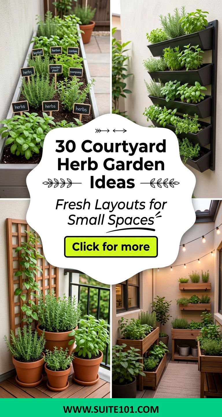 Courtyard Herb Garden Ideas 30 Fresh Layouts for Small Spaces - Courtyard Herb Garden Ideas: 30 Fresh Layouts for Small Spaces